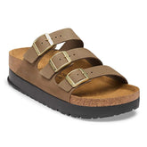 Florida Flex Platform Nubuck Leather - Dark Tea