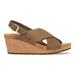 Samira Nubuck Leather - Dark Tea