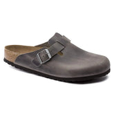 Boston Soft Footbed Natural Leather Oiled - Iron