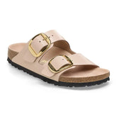 Arizona Big Buckle Natural Leather Patent - High Shine New Beige