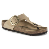 Gizeh Big Buckle Nubuck Leather - Sandcastle