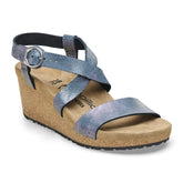 Sibyl Ring-Buckle Nubuck Leather - Metallic Black