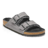 Arizona Shearling Waxy Leather Oiled - Iron