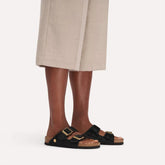 Arizona Hairy Natural Leather - Black