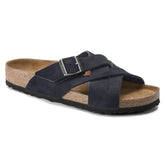 Lugano Soft Footbed Suede Leather - Midnight Blue