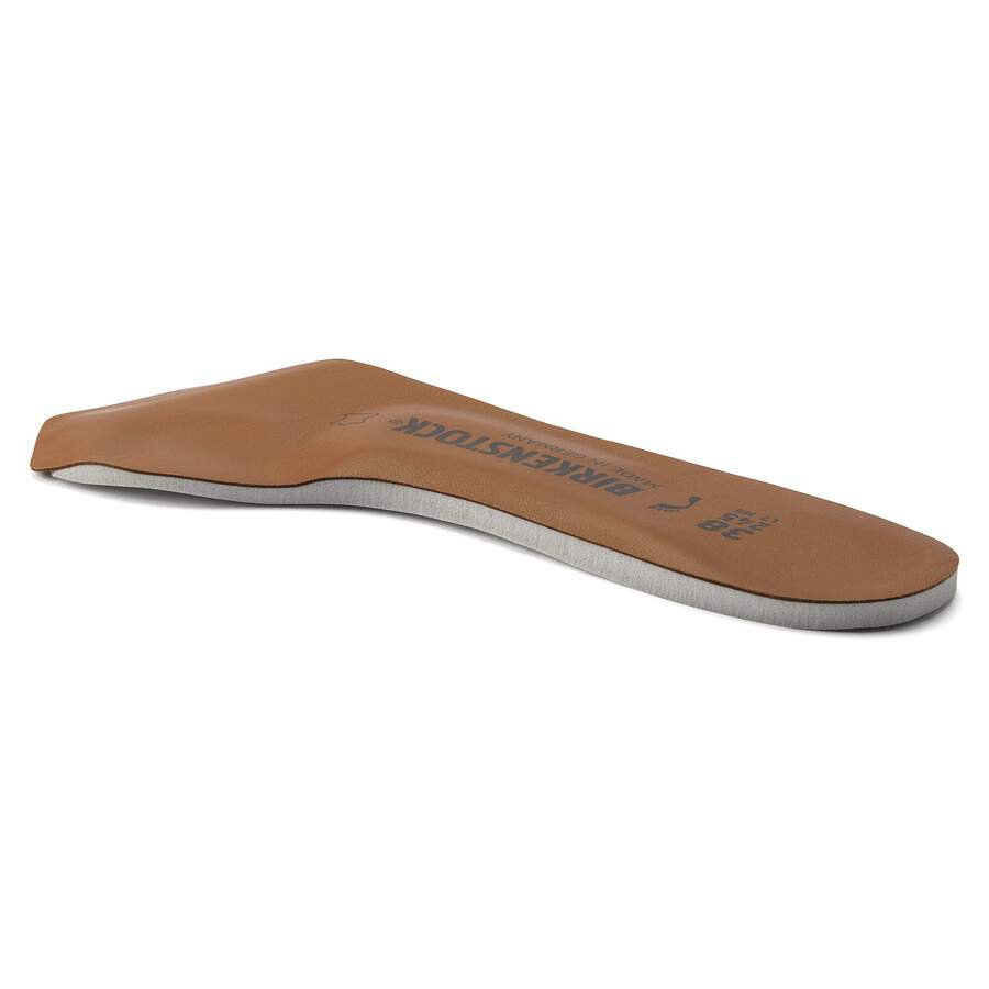 Toeless Insole Leather Lined - Brown