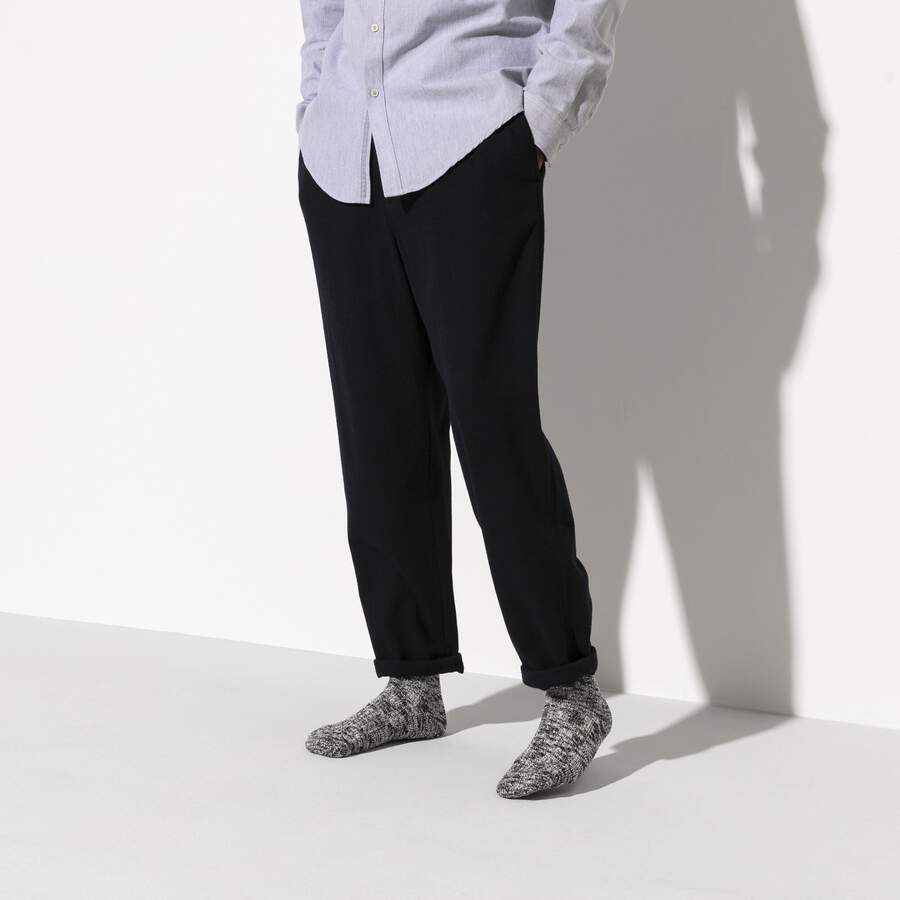 Cotton Slub Men Cotton/Polyamid/Elastane - Beige/White