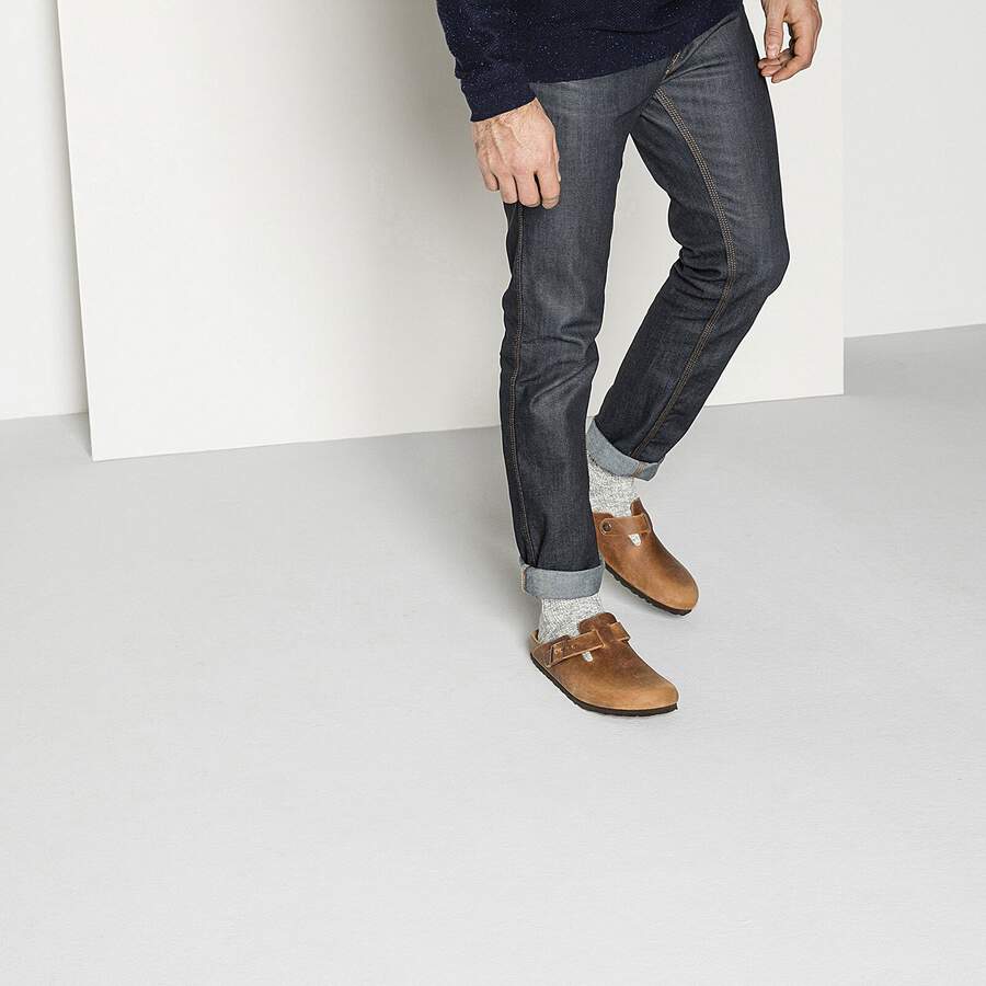 Cotton Slub Men Cotton/Polyamid/Elastane - Beige/White