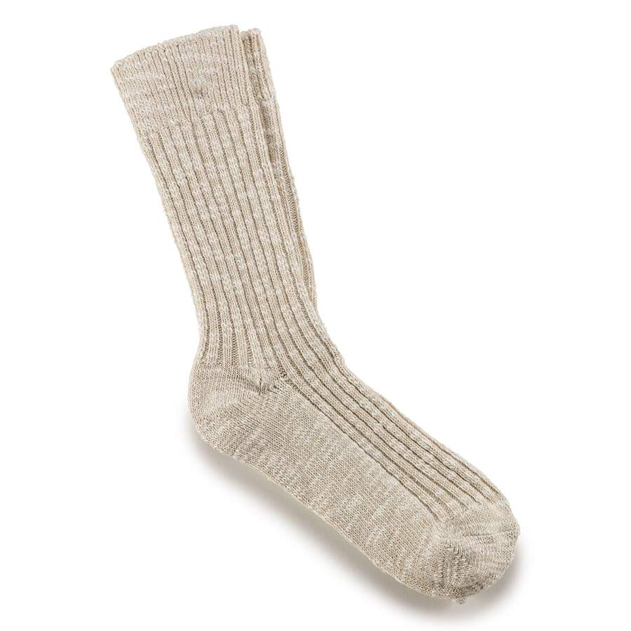Cotton Slub Men Cotton/Polyamid/Elastane - Beige/White