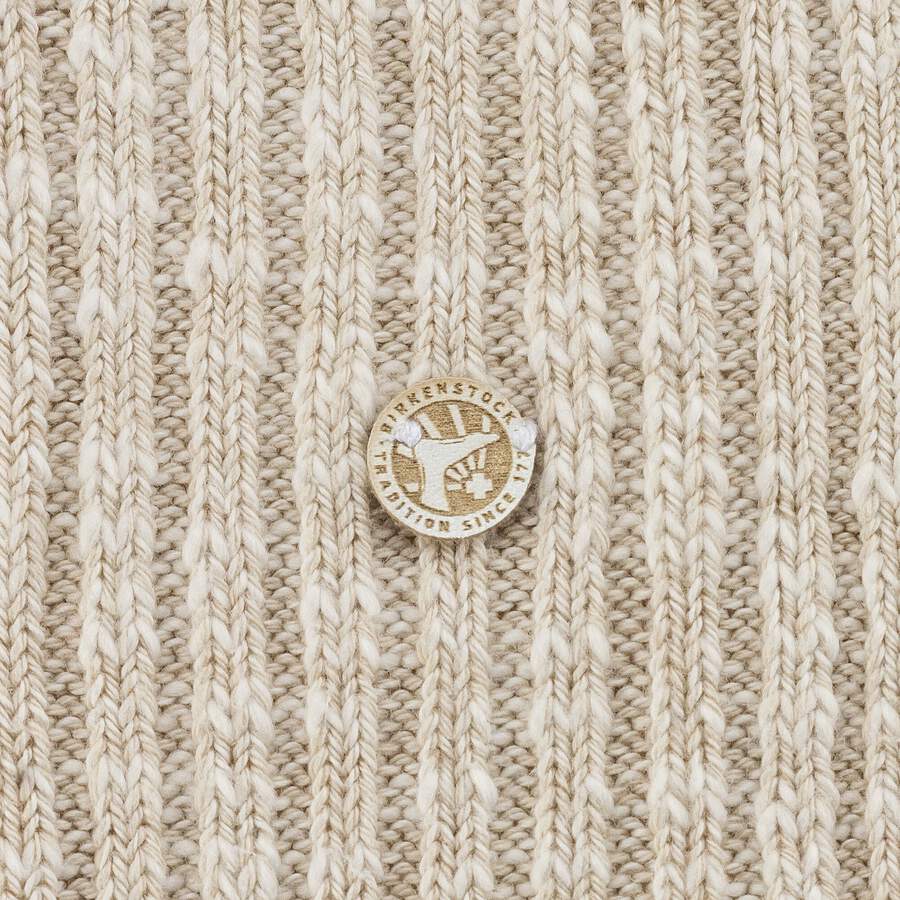 Cotton Slub Men Cotton/Polyamid/Elastane - Beige/White