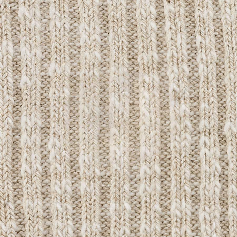 Cotton Slub Men Cotton/Polyamid/Elastane - Beige/White