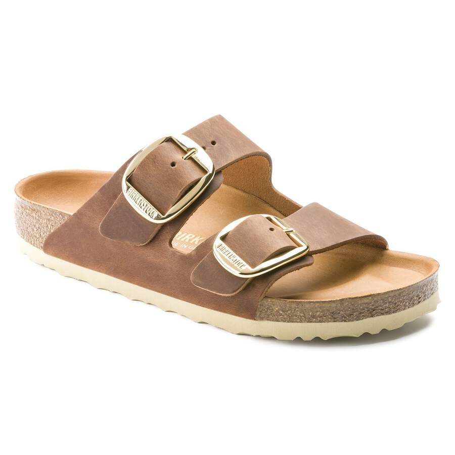 Arizona Big Buckle Natural Leather Oiled - Cognac