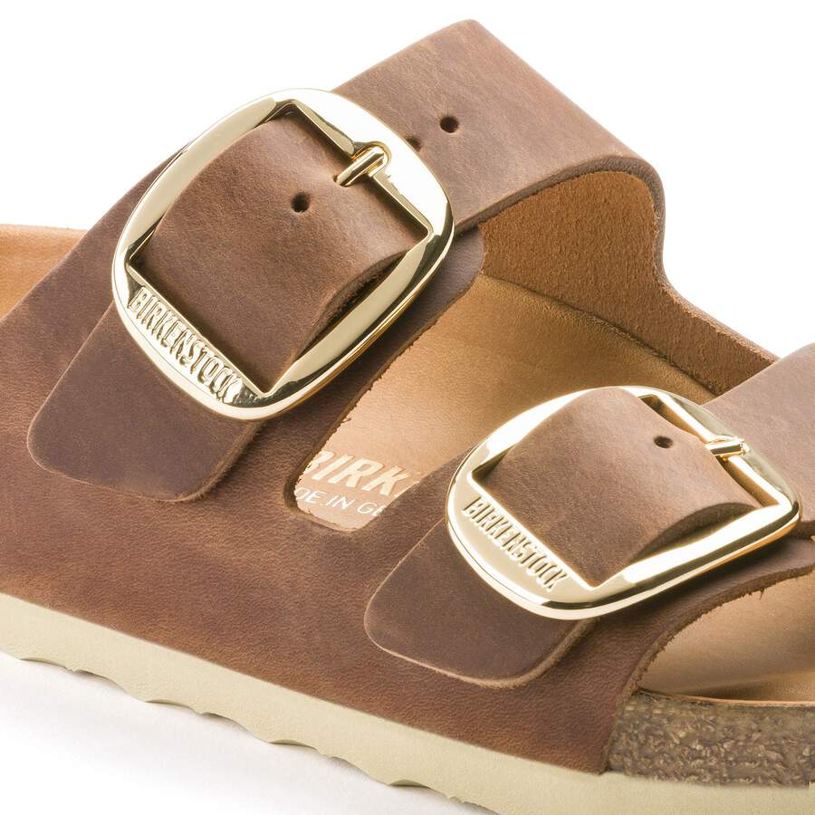 Arizona Big Buckle Natural Leather Oiled - Cognac