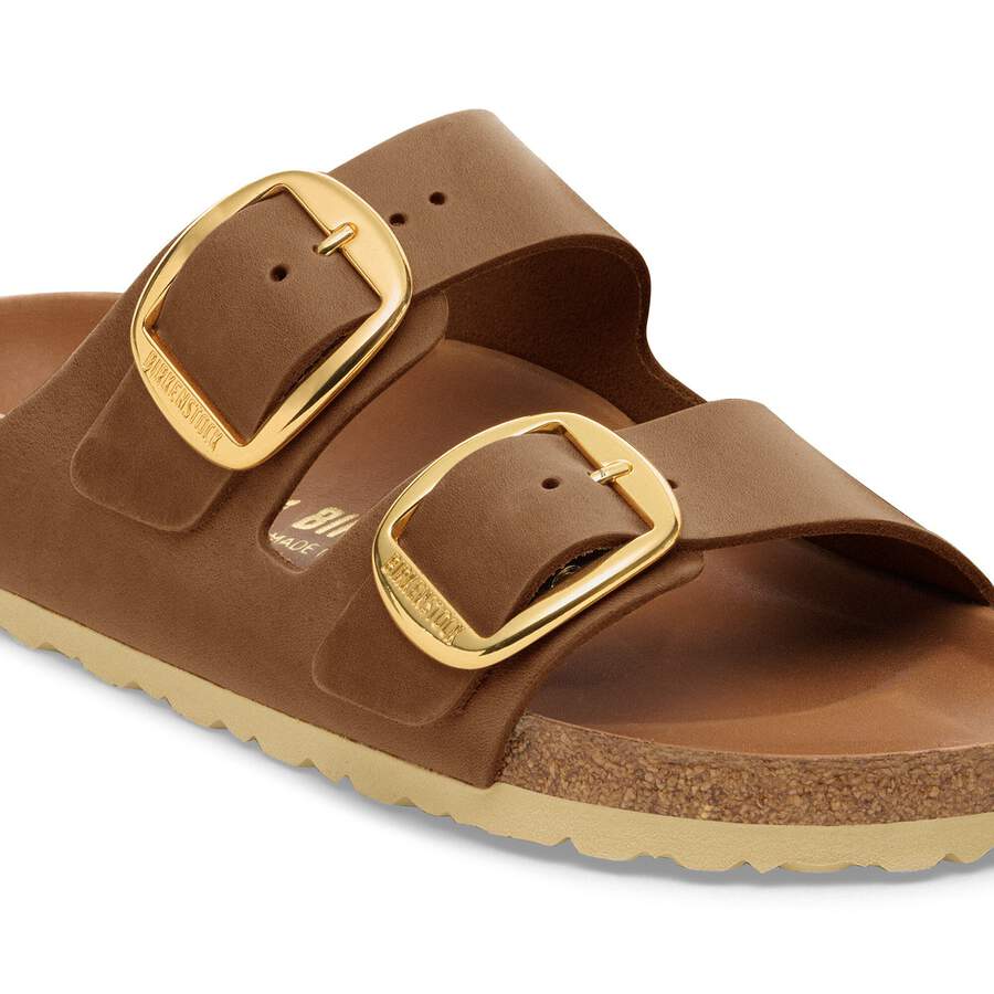 Arizona Big Buckle Natural Leather Oiled - Cognac