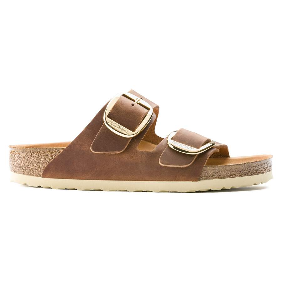 Arizona Big Buckle Natural Leather Oiled - Cognac
