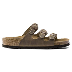 Florida Soft Footbed Natural Leather Oiled - Tobacco Brown