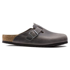 Boston Soft Footbed Natural Leather Oiled - Iron