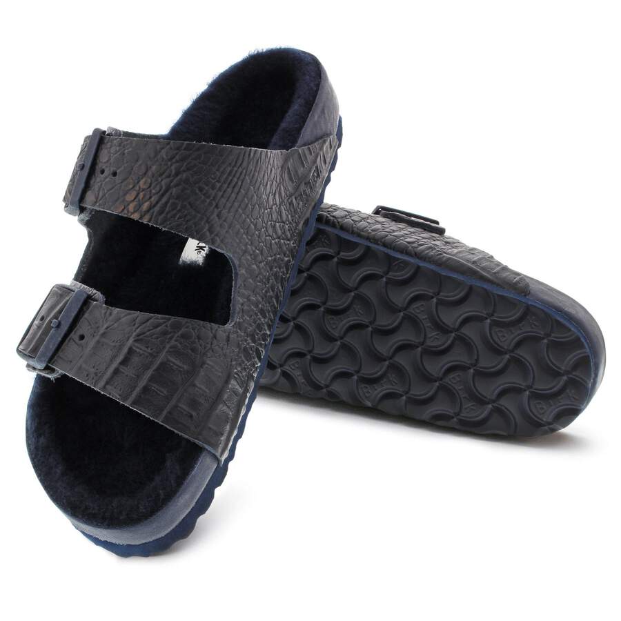 Arizona Natural Leather - Croco Navy