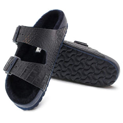 Arizona Natural Leather - Croco Navy