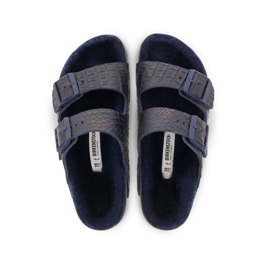 Arizona Natural Leather - Croco Navy