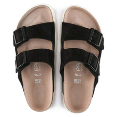 Arizona Platform Suede Leather - Chunky Suede Black