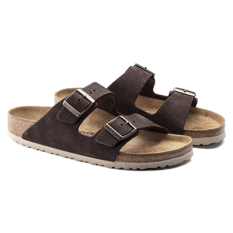 Arizona Nubuck Leather - Steer Soft Brown