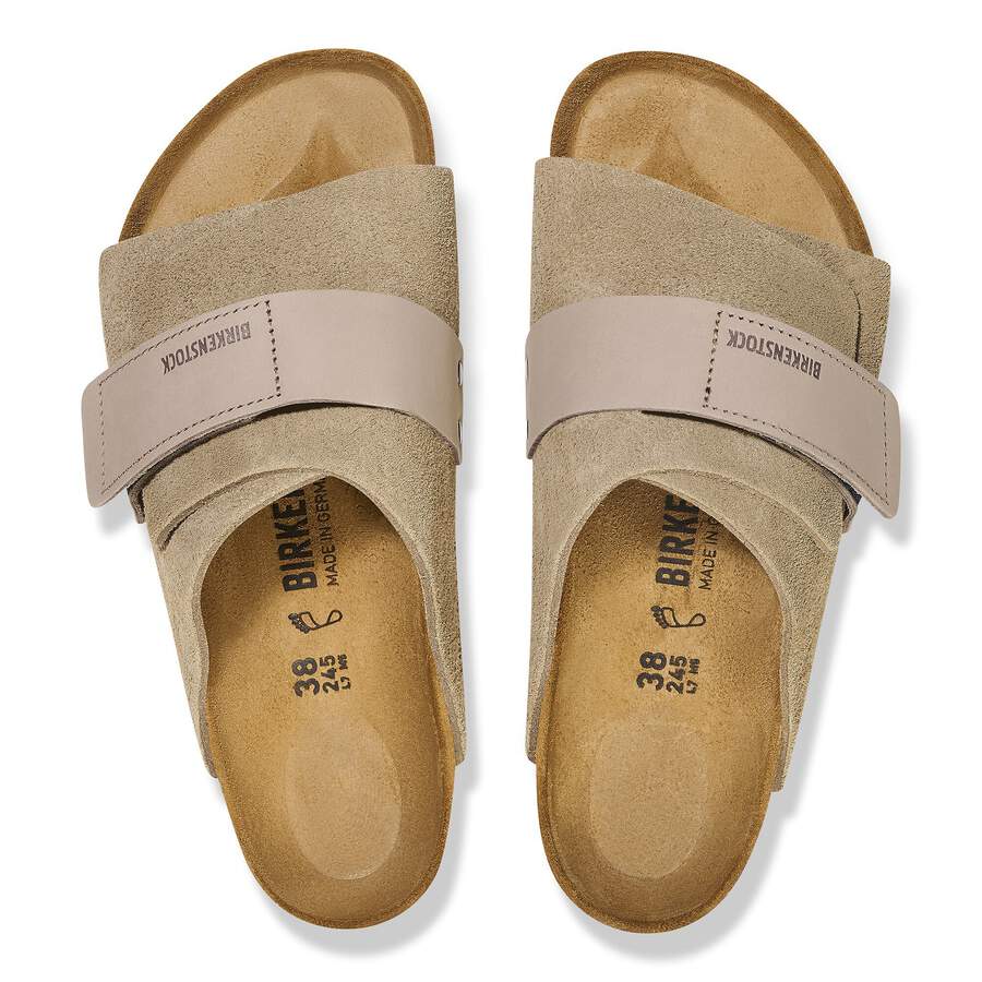 Kyoto Nubuck Leather/Suede - Taupe