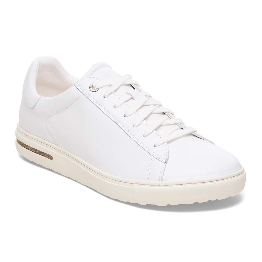 Bend Low Natural Leather - White