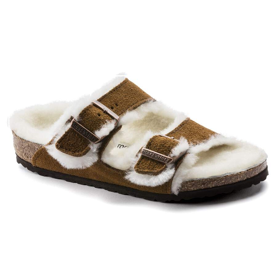 Arizona Shearling Kids Suede Leather - Mink