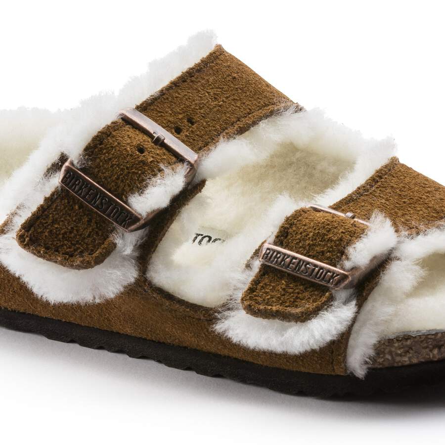 Arizona Shearling Kids Suede Leather - Mink
