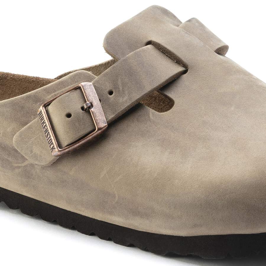 Boston Soft Footbed Natural Leather Oiled - Tobacco Brown