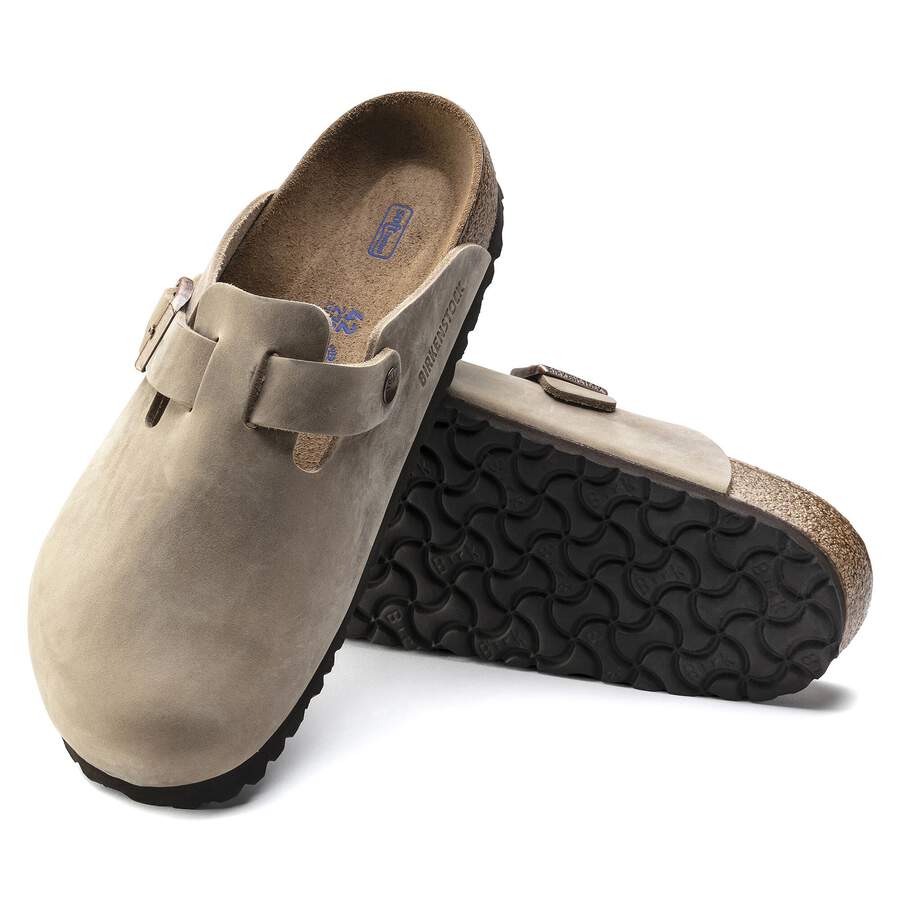Boston Soft Footbed Natural Leather Oiled - Tobacco Brown