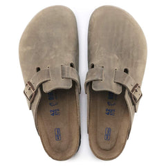 Boston Soft Footbed Natural Leather Oiled - Tobacco Brown