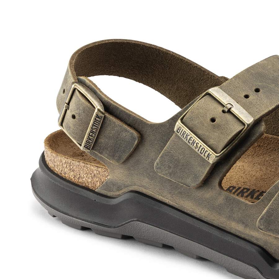 Milano Crosstown Men Waxy Leather - Faded Khaki