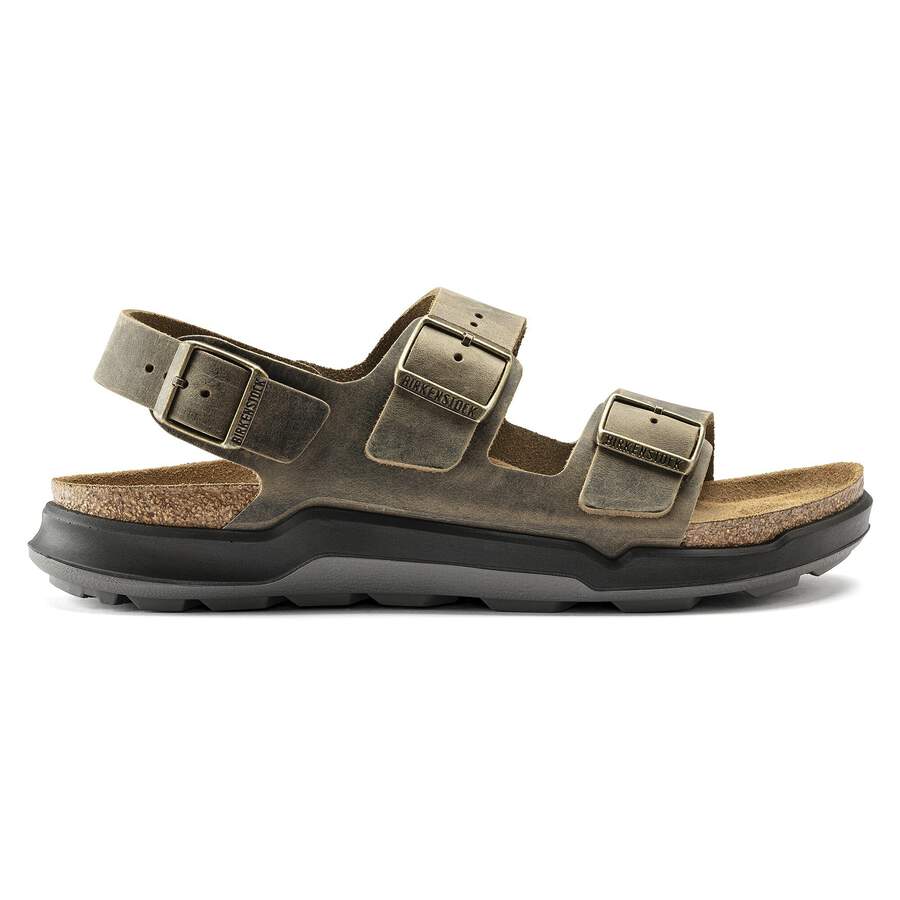 Milano Crosstown Men Waxy Leather - Faded Khaki