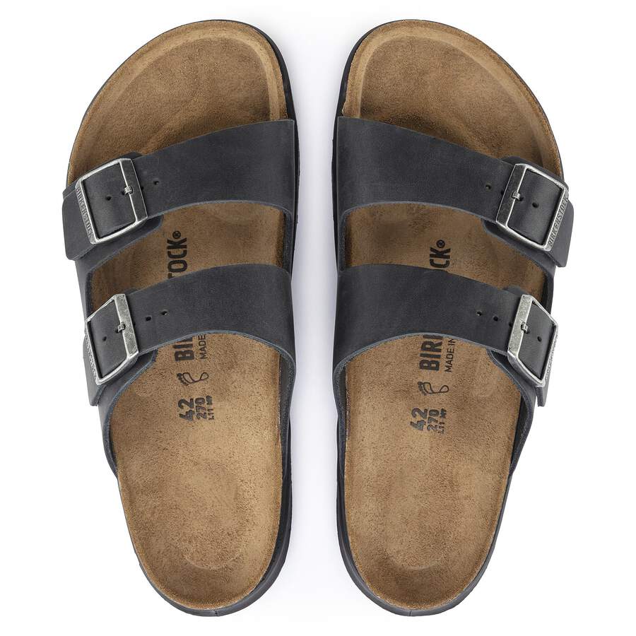 Arizona Crosstown Men Waxy Leather - Black