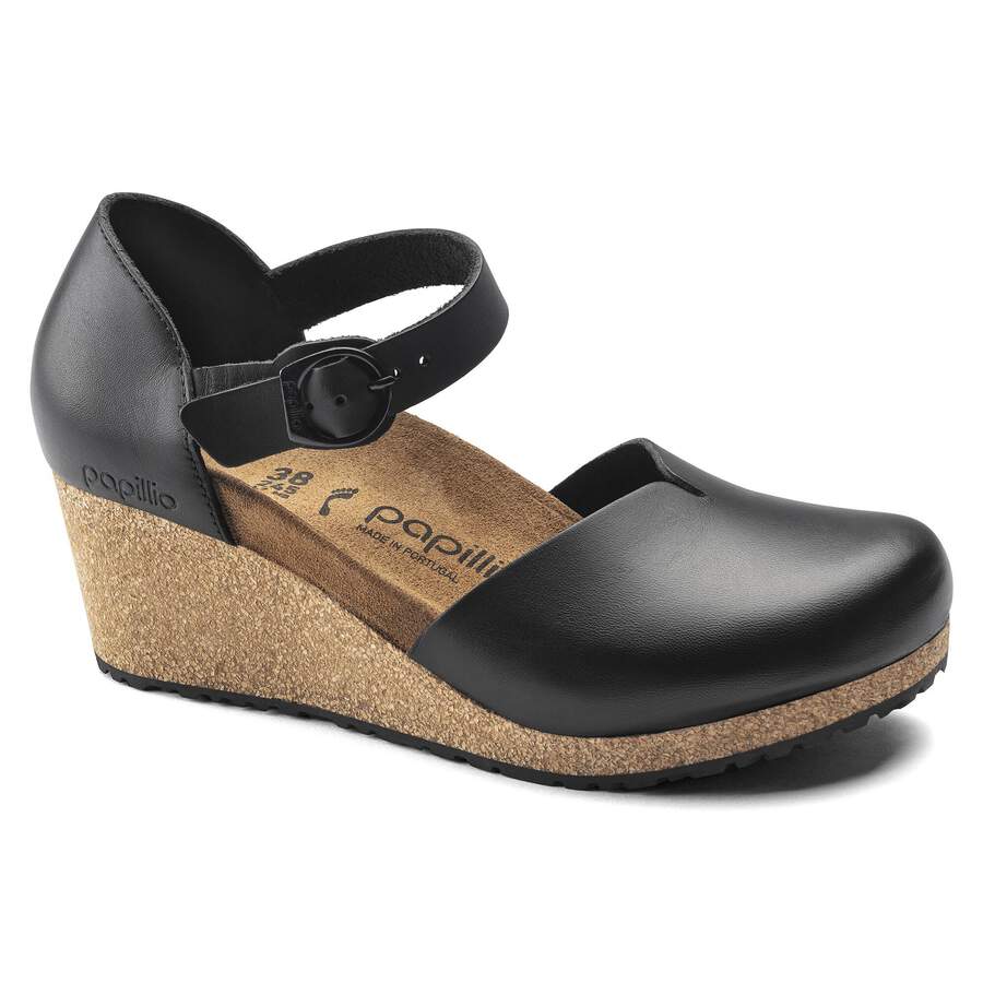 Mary Natural Leather - Black