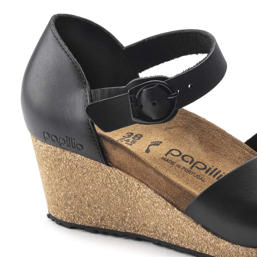 Mary Natural Leather - Black