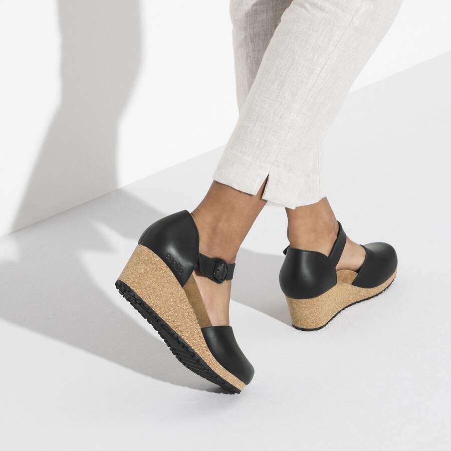 Mary Natural Leather - Black