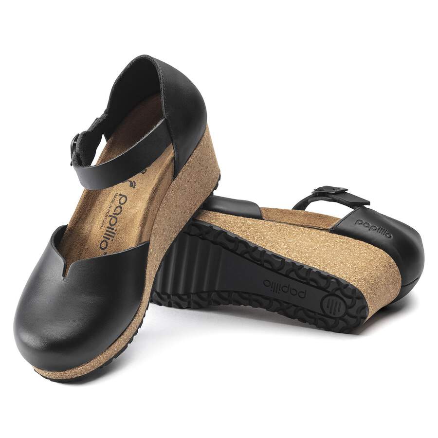 Mary Natural Leather - Black
