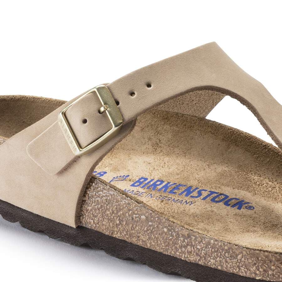 Gizeh Soft Footbed Nubuck Leather - Sandcastle