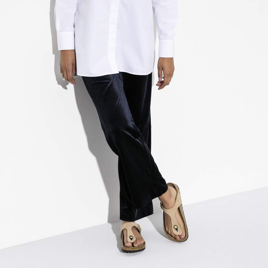 Gizeh Soft Footbed Nubuck Leather - Sandcastle