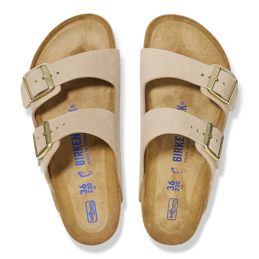 Arizona Soft Footbed Nubuck Leather - Sandcastle