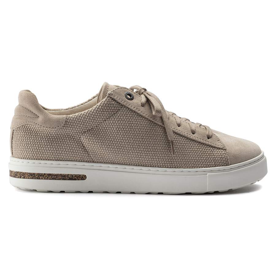 Bend Low Natural Leather/Textile - Sandcastle