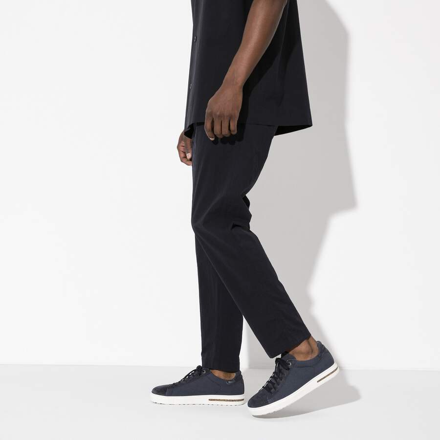 Bend Low Natural Leather/Textile - Midnight Blue