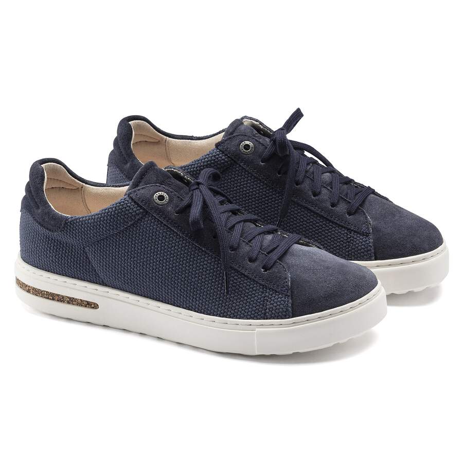 Bend Low Natural Leather/Textile - Midnight Blue