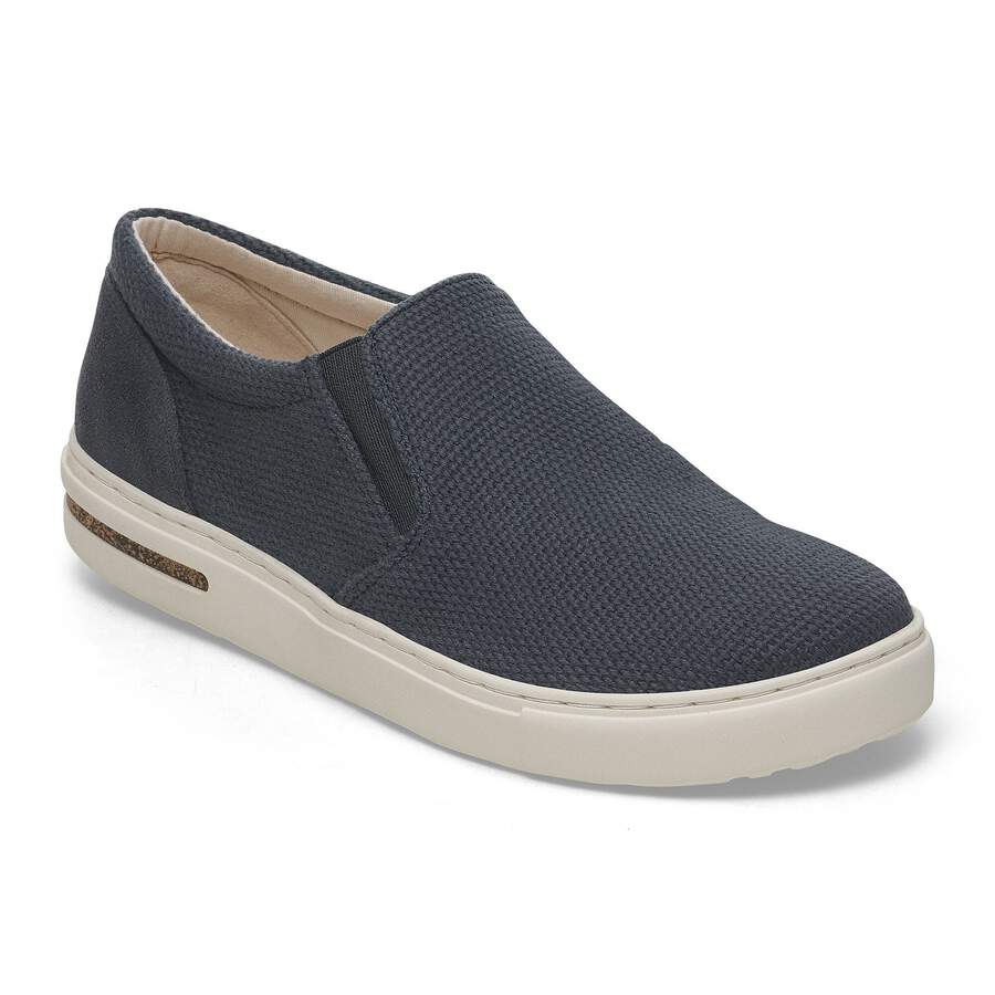 Oswego Natural Leather/Textile - Midnight Blue