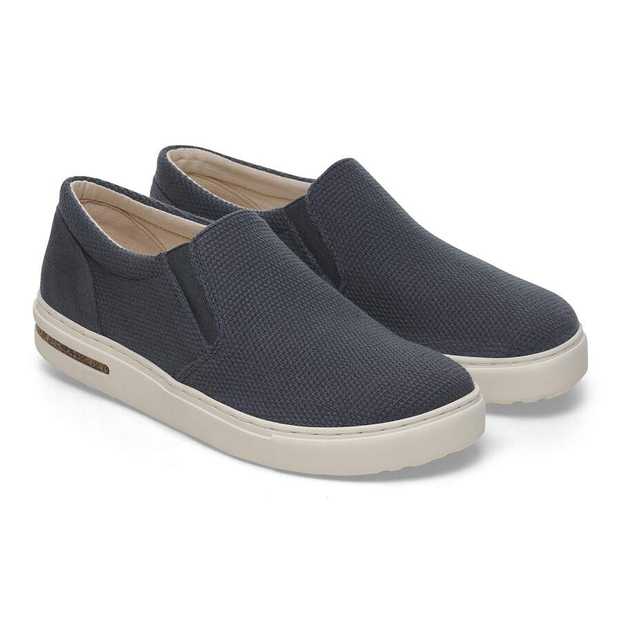 Oswego Natural Leather/Textile - Midnight Blue