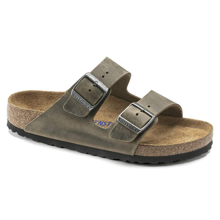 Arizona Soft Footbed Natural Leather Oiled - Faded Khaki
