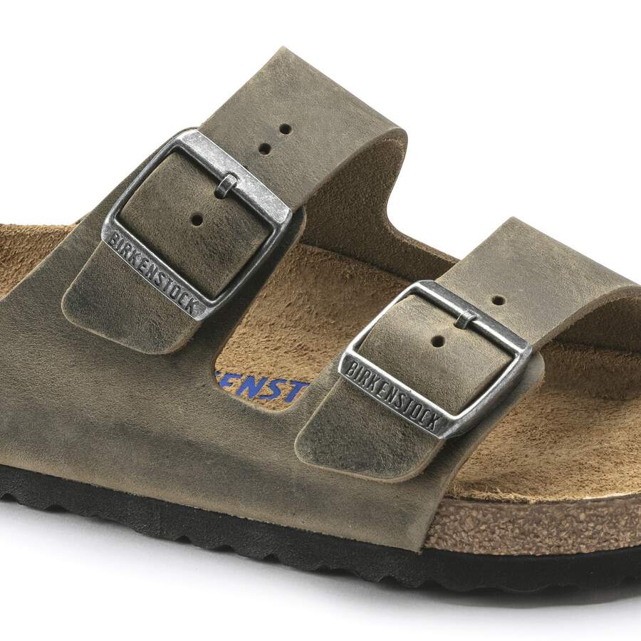 Arizona Soft Footbed Natural Leather Oiled - Faded Khaki